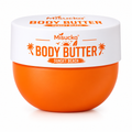 Misucka Body Butter Sunset Beach 200g - Pote naranja con tapa blanca