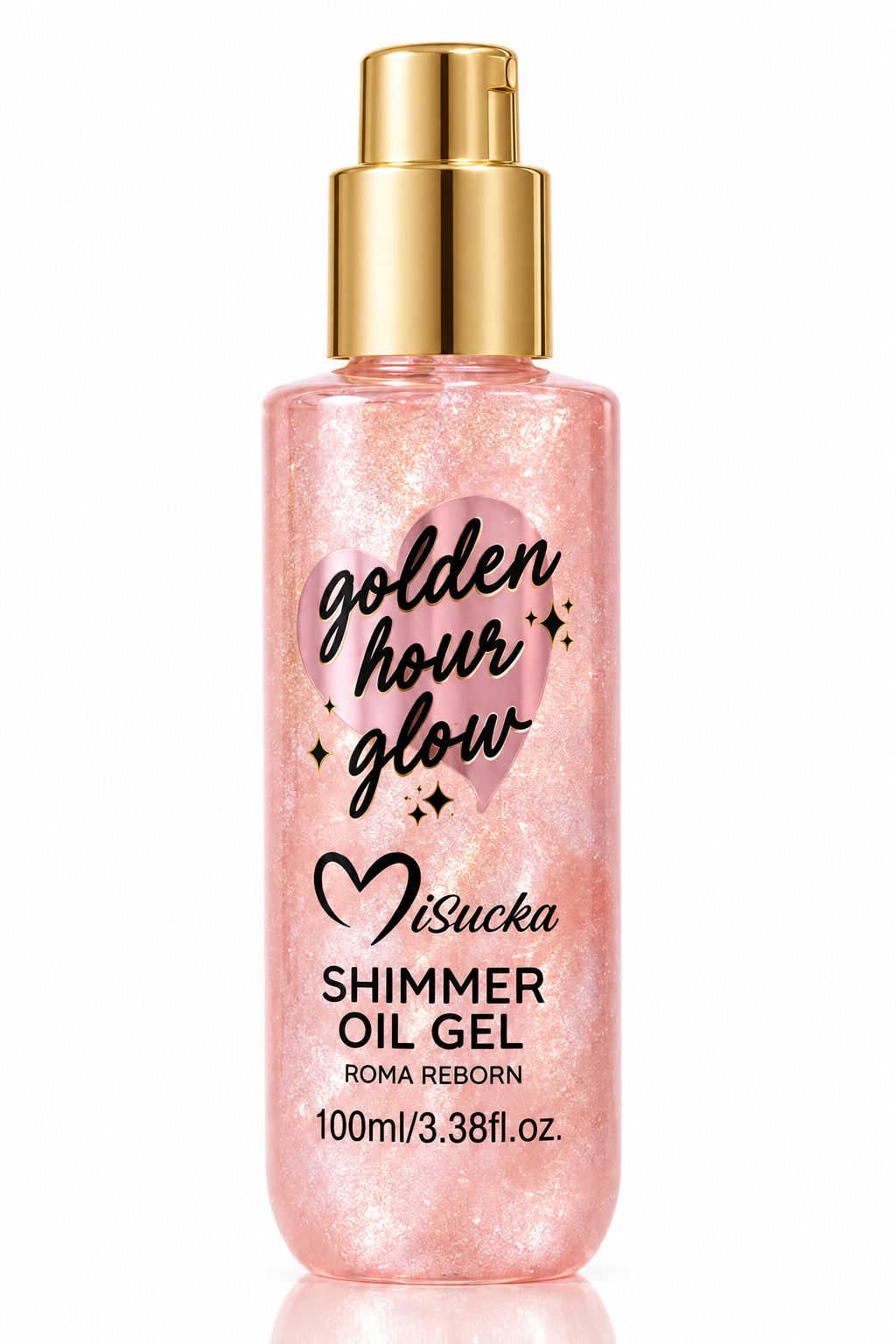 Misucka Golden Hour Glow Shimmer Oil Gel 100ml Roma Reborn