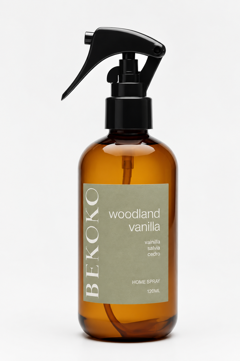 Home Spray Woodland Vanilla Bekoko 120ml mejorada