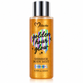 Misucka Golden Hour Glow Shimmer Body Mist Coconut 250ml - Frasco dorado con tapa plateada
