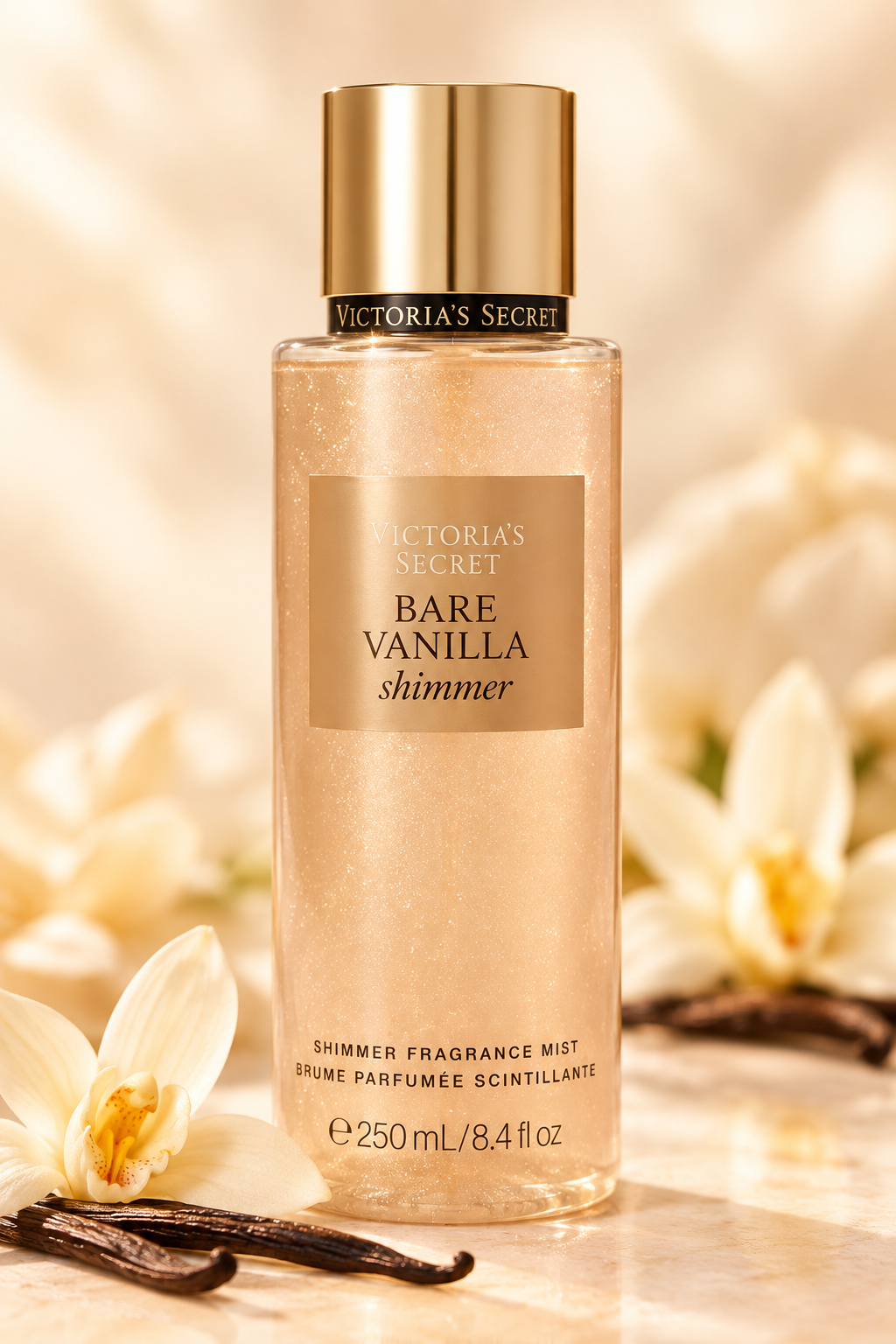 Body Mist Bare Vanilla Shimmer Victoria's Secret
