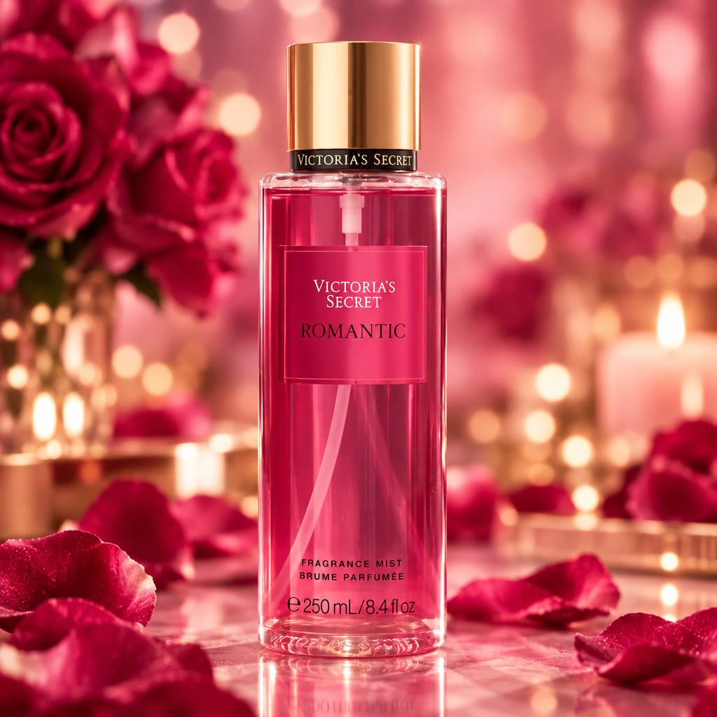 Fragrance Mist Romantic 250ml – Victoria's Secret fondo creativo