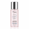 Misucka Sun Kissed Glow Shimmer Body Mist Infinite Charm 75ml - Frasco mini blanco perlado con tapa plateada
