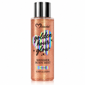Misucka Golden Hour Glow Shimmer Body Mist Velvet 250ml - Frasco rosado cobre con tapa plateada