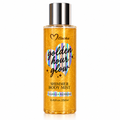 Misucka Golden Hour Glow Shimmer Body Mist Vanilla Blossom 250ml - Frasco dorado con tapa plateada