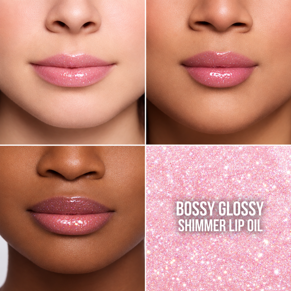 Swatches en labios + textura shimmer